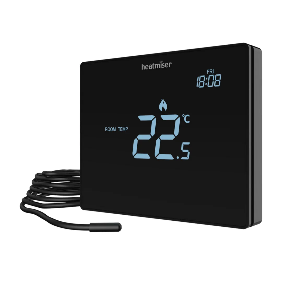 Heatmiser Touch-e Thermostat - Carbon